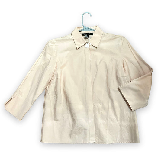 DKNY 3/4 sleeve blouse