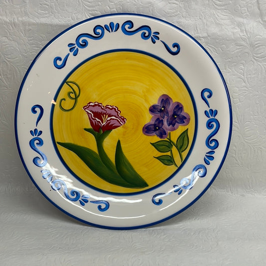 Ceramic colorful plate